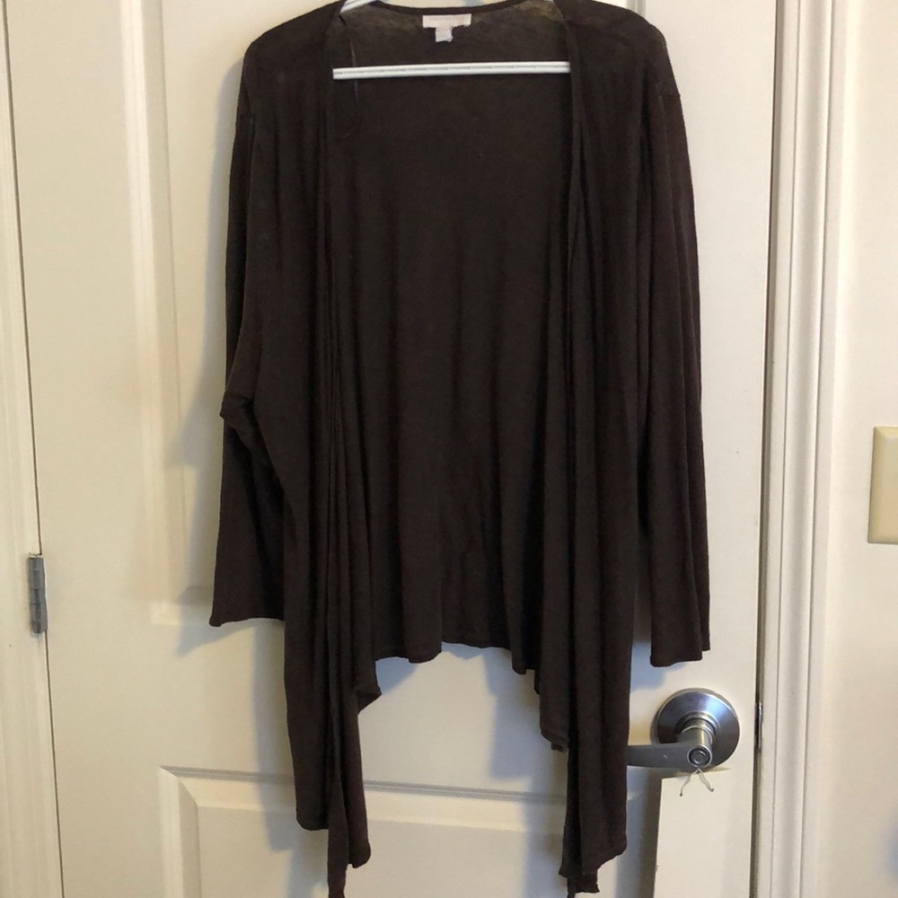 Charter club open front cardigan